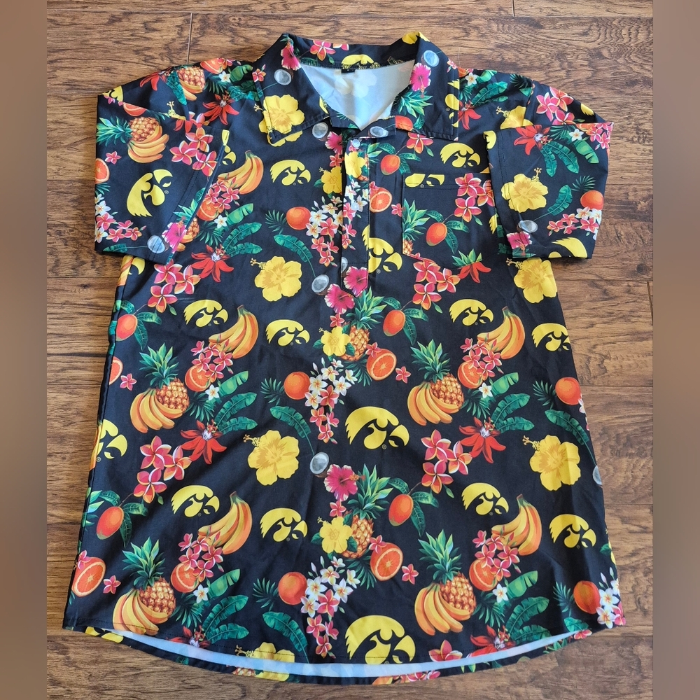 Mens Hawkeye Hawaiian Shirt Size Large
